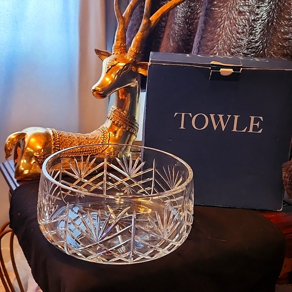Towle 10" Lead Crystal Bowl